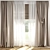  3D Curtain Model Kit 3D model small image 1