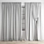  3D Curtain Model Kit 3D model small image 3