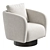 Luxurious Velvet Armchair By Stylish Club 3D model small image 3