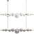 Handmade Brass LED Chandelier 3D model small image 1