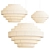 Elegant Mos Pendant Light 3D model small image 1
