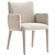 Monza Dining Armchair in Heritage Graphite 3D model small image 2