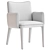 Monza Dining Armchair in Heritage Graphite 3D model small image 5