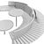 Circular Park Bench Set - LAGO Collection by mmcité 3D model small image 4