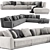 Modern Paris Seoul Sofa Design 3D model small image 1