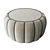 MOLPI Plush Tan-tan Pouf 3D model small image 1