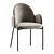 Elegant Macy Dining Chair 3D model small image 4