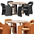 Echo Petite Chair & Vessel Table 3D model small image 3