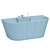Modern Acrylic Bath ABBER AB9296 3D model small image 2