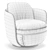 Wittmann Miles Lounge Chair 3D model small image 4