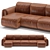 Modular Natuzzi Sofa 3D Model 3D model small image 2