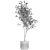 Ginkgo Biloba Decor Tree in Concrete Pot 3D model small image 8