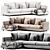 Flexform Long Island 05 Sofa 3D model small image 1