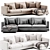 Flexform Long Island 05 Sofa 3D model small image 3