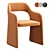 Contemporary Echo Petite Lounge Chair 3D model small image 1