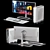 Stylish & Powerful PC Workstation 3D model small image 3