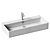 Duravit Vero Sink 0454100044 3D model small image 2
