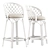 Rattan Criss-Cross Stools Collection 3D model small image 8