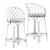 Rattan Criss-Cross Stools Collection 3D model small image 11
