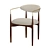 Kimberly Denman Leto Dining Chair 3D model small image 2