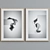 Modern Abstract Picture Frame Set 3D model small image 5