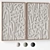 Textured Stone Relief Art Set 3D model small image 1