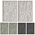 Textured Stone Relief Art Set 3D model small image 3