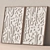 Textured Stone Relief Art Set 3D model small image 6