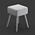 Corner Design Goat Stool 3D model small image 6