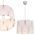 Sleek White Pendant Lamp IKEA 3D model small image 1