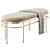 Elegant Sylva Oval Bench_UNSPLIT 3D model small image 4