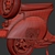 Vintage Italian Vespa Scooter 3D model small image 6