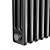 Anthracite 3 Column Horizontal Radiator 3D model small image 3