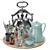 Modern Kitchen Tableware Set 01 3D model small image 1