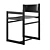 Modern Duo Chair Set 3D model small image 6