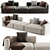 Modern ROMINA Sofa by ARTIPIECES 3D model small image 3