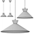 Stylish Nordlux Pendant Light 3D model small image 3