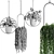 Modern Hanging Plant SetV1 3D model small image 5