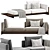 Vintage Luxury Chaplin Sofa 3D model small image 3