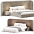 Modern Ferrol Bed Design 3D model small image 2