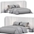 Modern Ferrol Bed Design 3D model small image 4