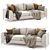 Light Color Isla Sofa 3D model small image 1