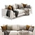 Light Color Isla Sofa 3D model small image 2