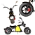 E-Motion Pro 2 Electric Bike 3D model small image 4