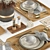 Modern Tableware Set in 3D 3D model small image 4