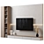 Modular TV Wall Unit 3D model small image 4