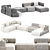 Modern Disruption Corner Sofa - GV Edition 3D model small image 2