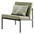 Kiki Lounge Chair and Ottoman 3D model small image 3