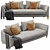 Designer Sofa Rolf Benz Kumo 3D model small image 2