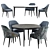 Modern Playground Dining Set 3D model small image 1